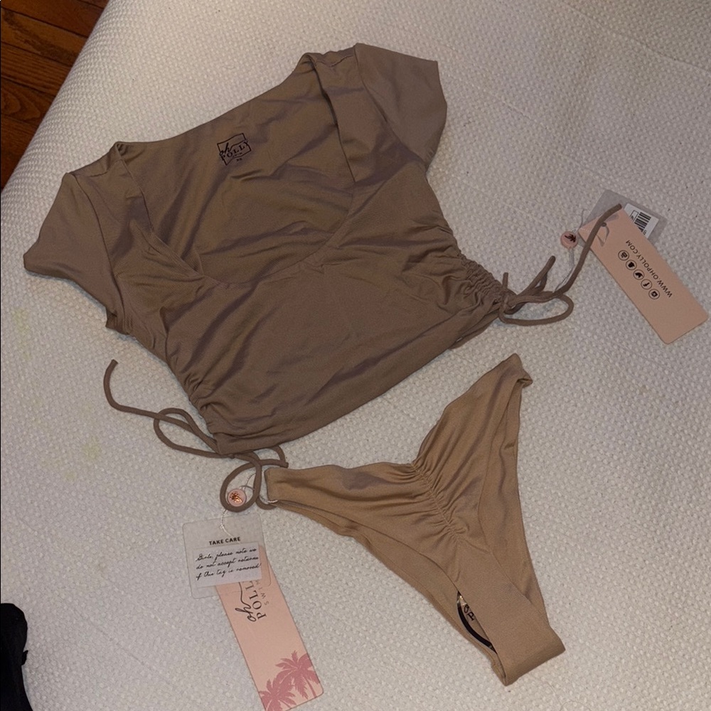 Tan Bikini Set